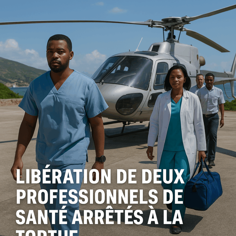 Libération de deux professionnels de santé arrêtés à La Tortue
