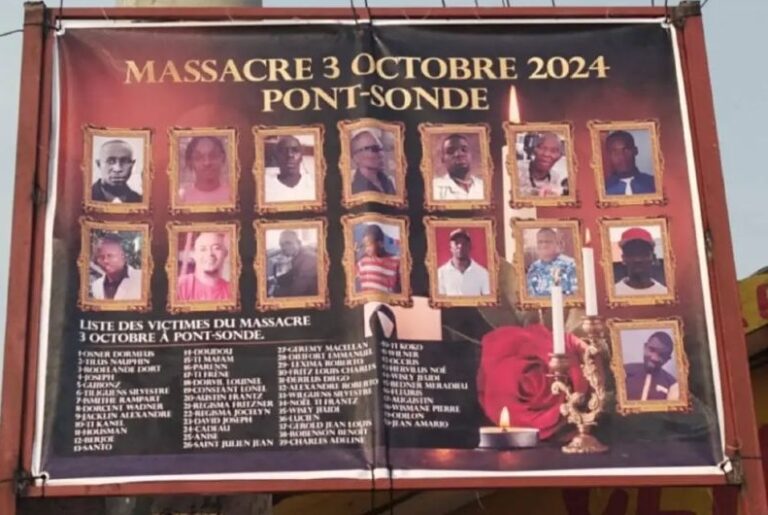 Massacre de Pont-Sondé : un an après, la mémoire vive et l’inaction de l’État