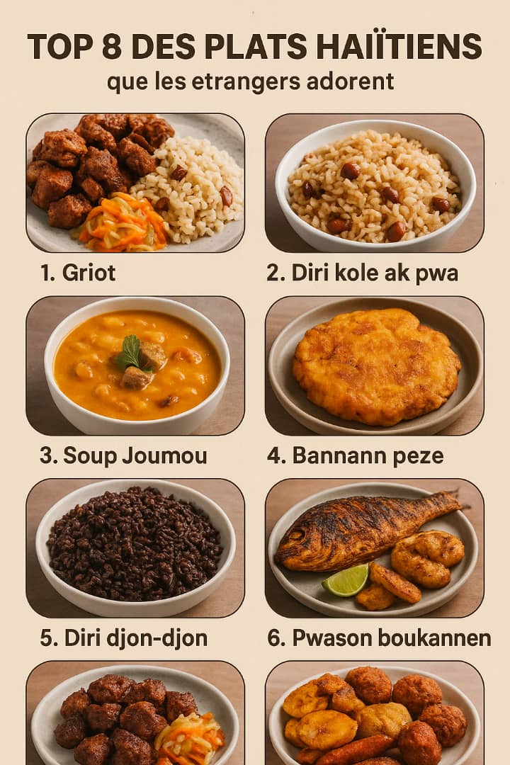 Top 8 des plats haïtiens que les étrangers adorent