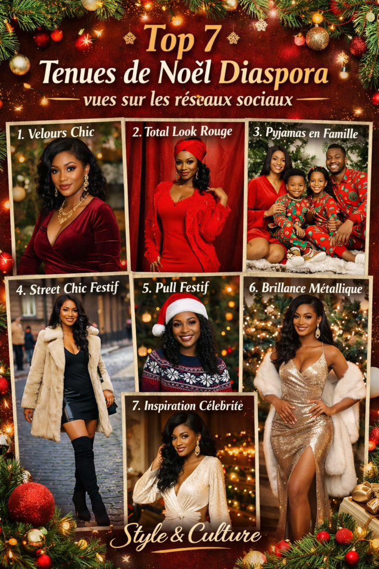 Top 7 des meilleures tenues de Noël de la diaspora vues sur les réseaux sociaux