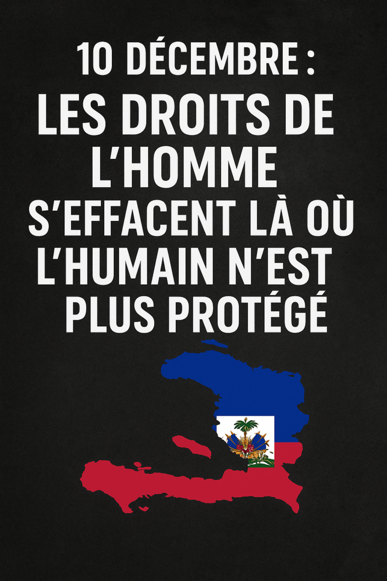 10 décembre : Les droits de l’homme s’effacent là où l’humain n’est plus protégé