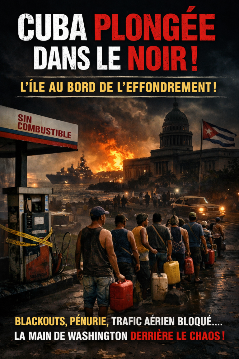 Cuba plongée dans le noir : Comment Washington a précipité l’île au bord de l’effondrement