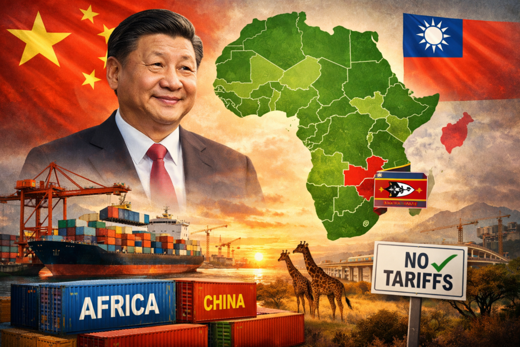 Pékin ouvre grand ses portes à l’Afrique : droits de douane supprimés pour 53 pays… sauf un