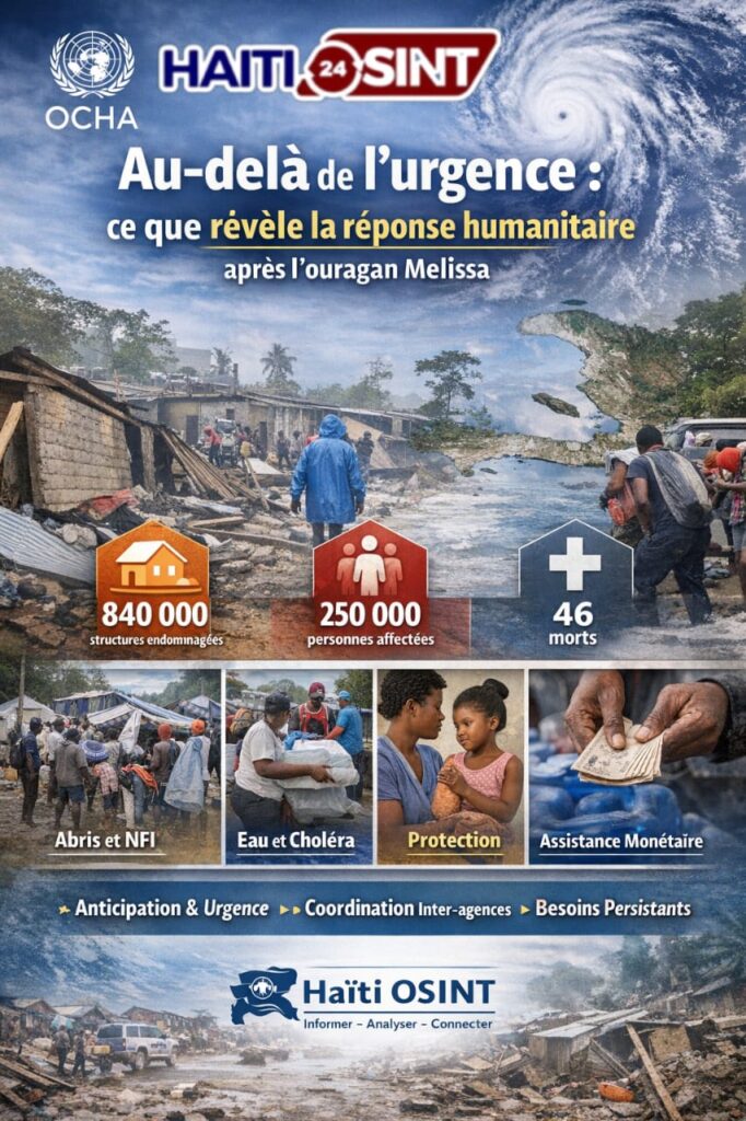 Au-delà de l’urgence : ce que révèle la réponse humanitaire après l’ouragan Melissa