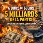 6 jours de guerre, 5 milliards déjà partis : la facture explosive de l’offensive américaine contre l’Iran